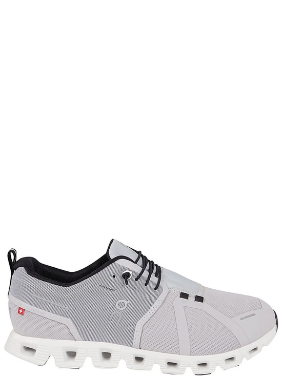 On Running Shoes - On Running Cloud 5 White waterproof Runner Sneakers Size10